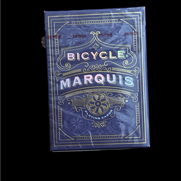 Bicycle  Marquis Playing Cards and Gold Foil Tuck Case Red Fire - Picture 2 of 2